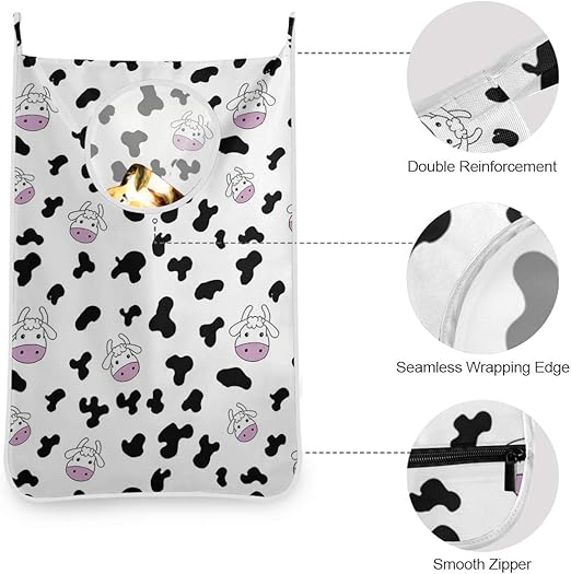 KIMDFACE Bolsa de Tela Oxford para Ropa Sucia Que se cuelga en Las