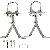 XRDS-RF Antenna Wall Mount 6 Inch Heavy-Duty Stand Off Wall Mast Mount Windproof Mounting Bracket for TV Mast (2-Leg + 2-Leg)
