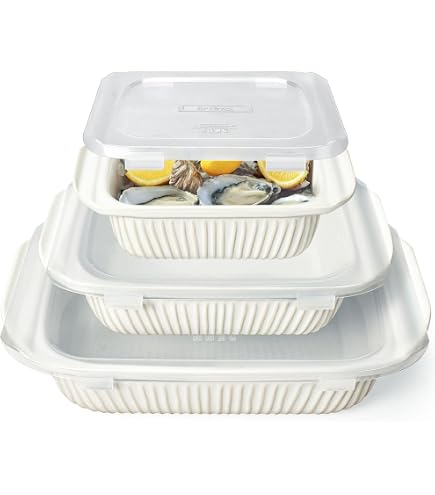 4.7QT Casserole Dishes for Oven, 9x13 Large Lasagna Pan, Ceramic Baking Dish, Rectangular Lasagna Pan Deep with Handles for Baking, Casserole, Kitchen, Thanksgiving Christmas Gift for Mother Father Women Men 4.7QT Casserole Dishes for Oven, 9x13 Large Lasagna Pan, Ceramic Baking Dish, Rectangular Lasagna Pan Deep with Handles for Baking, Casserole, Kitchen, Thanksgiving Christmas Gift for Mother Father Women Men