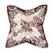 Women Flower Painted Imitated Silk Satin Square Scarf Head Neck Shawl 35