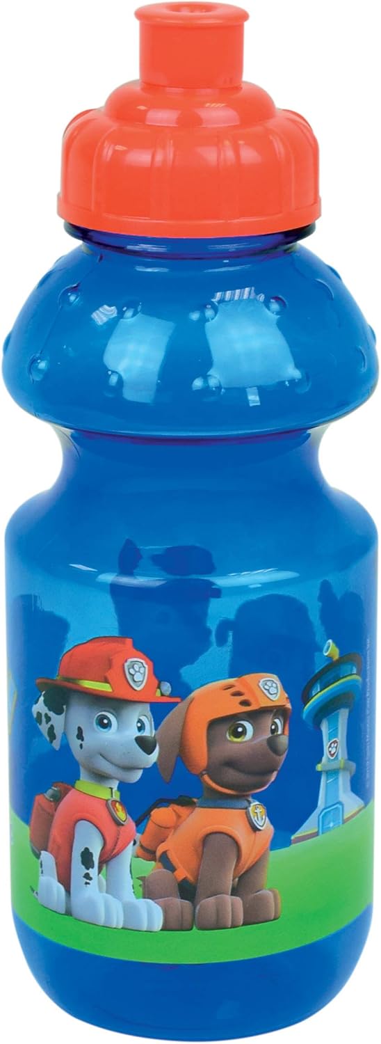 Fun House 005831 Paw Patrol Children's Water Bottle, Unisex, Blue, mm, 350 ml