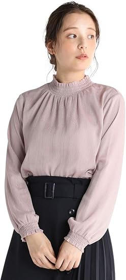 Amazon トップス レディース きれいめ 長袖 ハイネック かわいい 春 夏 秋 冬 Honeys ハニーズ ハイネックプルオーバー Tシャツ カットソー 通販