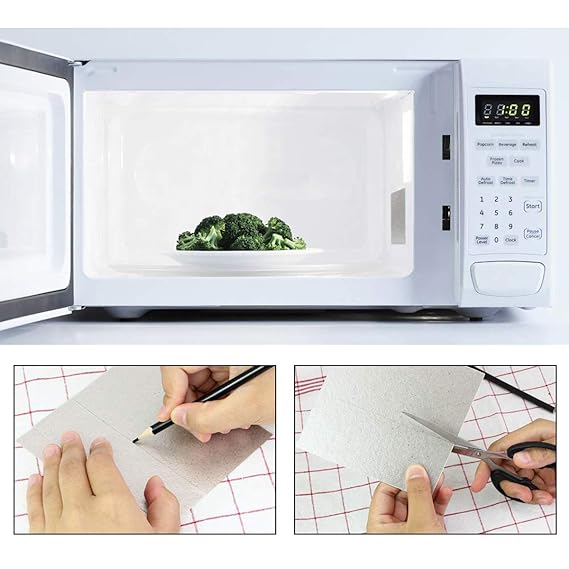 Placas de mica microondas,Mengger 12pcs Carton Microondas 13cm x ...