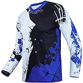 Dirt Bike Jersey for Youth, Kids Mountain Bicycle Shirt Long Sleeve for Motorcycle Motocross BMX Moto Mx Offroad Racing