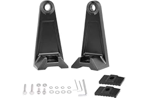 Side Brackets, AKD Part Light Bar Mounting Brackets Kit Universal Side Mount Offroad Truck LED Bar Brackets 2 Pack