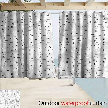 Amazon Com Marymunger Simple Curtain Abstract Scandinavian Style