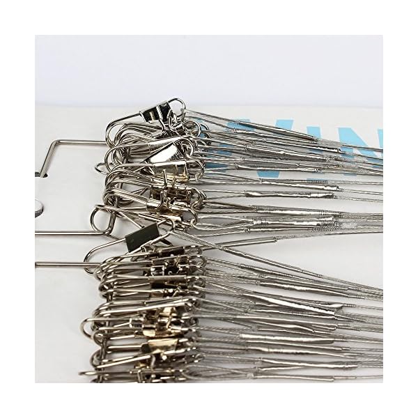 60pcs-Lot-Silver-8kg10kg12kg-Saltwater-Stianless-Line-Wire-Leader-Fishing-Tools