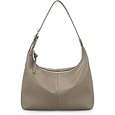 befen Genuine Leather Slouchy Hobo Bags for Women, Ultra Lightweight Leather Purses Shoulder Handbags Satchel for Work Casual