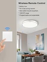 ECO-NEWLEAF Kinetic Wireless Switch Receiver Kit RF IP65 Waterproof No Wiring view 5