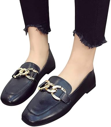 womens black flat casual shoes