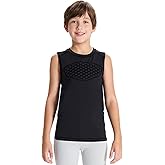 DEVOROPA Youth Baseball Chest Protector Softball Padded Compression Shirt Football Lacrosse Heart Guard Sternum Undershirt