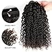 Curly Wave Virgin Hair Brazilian Human Hair Extensions Curly Weave Unprocessed Real Hair 8A Grade 3 Bundles Natural Black (12