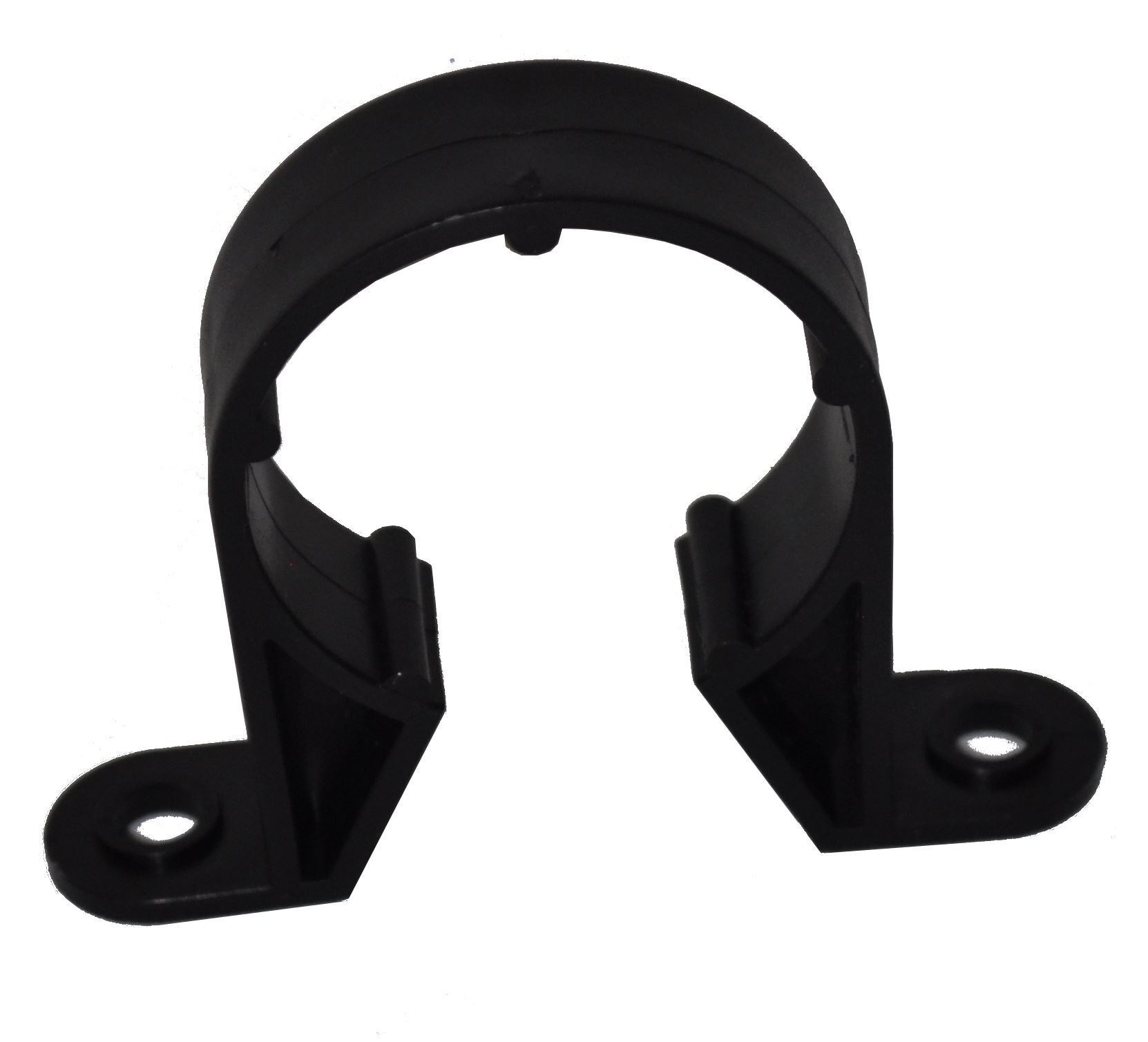 MSL 32mm/36mm Waste Pipe Clip - Black, Pack of 10
