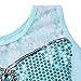 BAOHULU Toddlers Dancing Cosplay Tutu Ballet Leotard for Girls 3-12 Years Diamond Blue