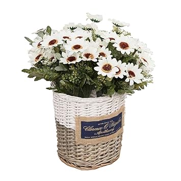 Amazon Com Happy E Life Elegant Large Rattan Braided Round Flower