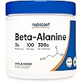 Nutricost Beta Alanine Powder 300 Grams (10.6oz) - 3 Grams Per Serving