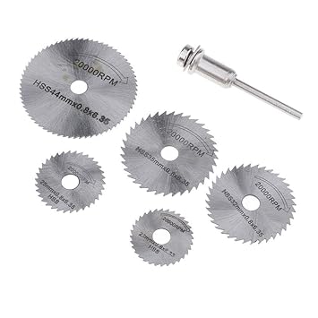 ELECTROPRIME 6 Set HSS Cutting Disc Wheel fits Electric Grinding Electric Drill DIY Craft