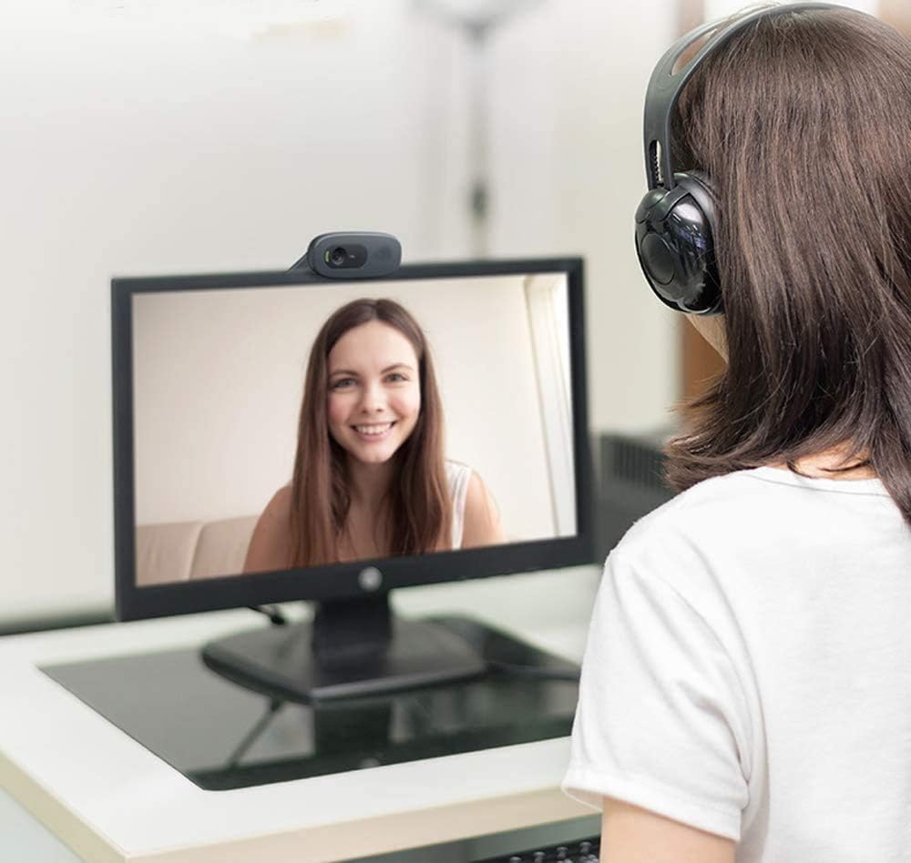 Logitech C270i PTV 960-001084 Desktop or Laptop Webcam, HD 720p Widescreen for Video Calling and Recording - Worldwide Version Chinese Spec: Electronics