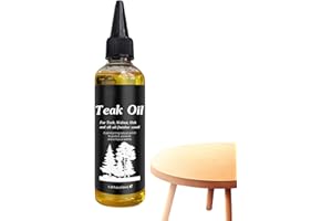 Teak Oil Wood Finish,100ml Hardwood Conditioner Preserver, Hardwood Floor Polisher Restorer, Natural Wood -Restoration Oil Fo