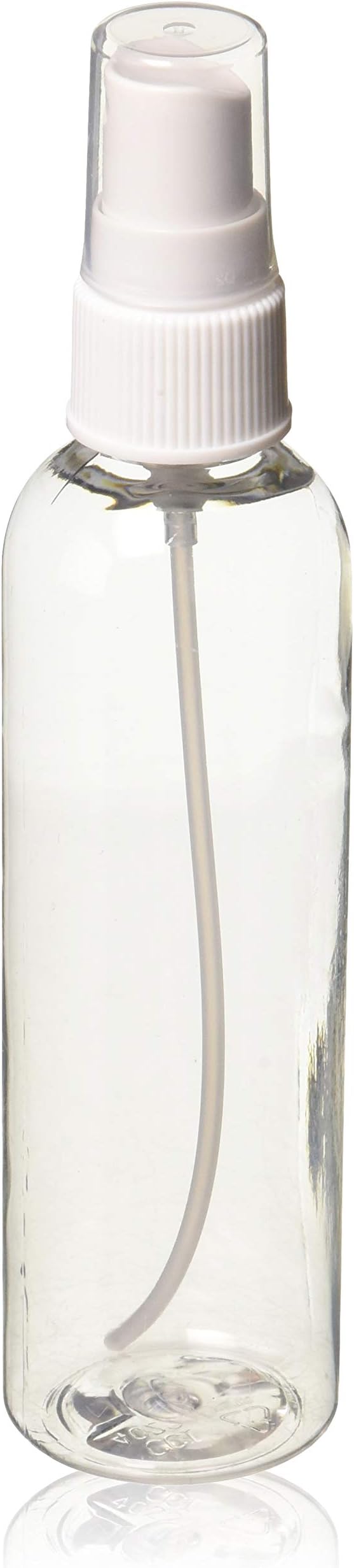 MoYo Natural Labs 4 oz Spray Bottles Fine Mist Empty Travel Containers, BPA Free HDPE Plastic for Essential Oils and Liquids/Cosmetics (Neck 20-410) (Pack of 12, Translucent HDPE with Silver Spray)