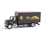 Walthers SceneMaster International(R) 4900 Single-Axle Box Van-United Parcel Service (Bow Tie Shield Logo; Brown, Yellow) 949-11293 HO Scale Model Railroad - Vehicle Model