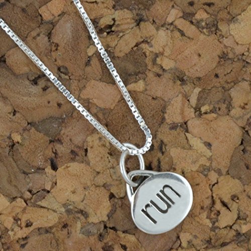 Sterling Silver Oval Run Necklace