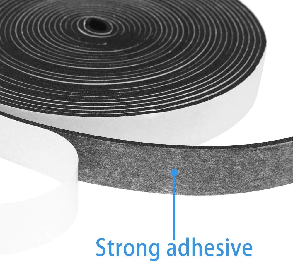 Storystore Foam Insulation Tape Self Adhesive, 25mm(W) x 3mm(T) x 10M(L) Weather Stripping Foam Tape - Image 5