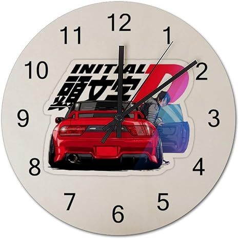 Amazon スポーツカー 掛け時計 木製 薄型 軽量 掛時計 かけ時計 シンプル おしゃれ 静か ナチュラル クロック 連続秒針 家庭用 執務用 大数字 40 40cm 置き時計 掛け時計 オンライン通販