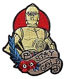 Star Wars C-3PO Stay Gold Tattoo Art Embroidered Patch