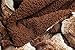 Tache 63 X 90 Inch Elegant Golden Dark Brown Faux Fur Super Soft Warm Sherpa Throw Blanket, Twin Size