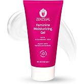 ZENZSUAL Feminine Moisturizing Gel with Hyaluronic Acid &ndash; Water-Based Gel with Balanced pH for Feminine Area, Hydrates and Comforts Dry Skin, Daily Feminine Care, Vegan, Made in USA, 4 Fl Oz