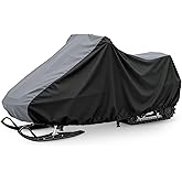XYZCTEM Snowmobile Cover Waterproof Outdoors, Premium 300D Oxford Seld Ski Cover, Compatible with BRP, Polaris, Arctic Cat, Y