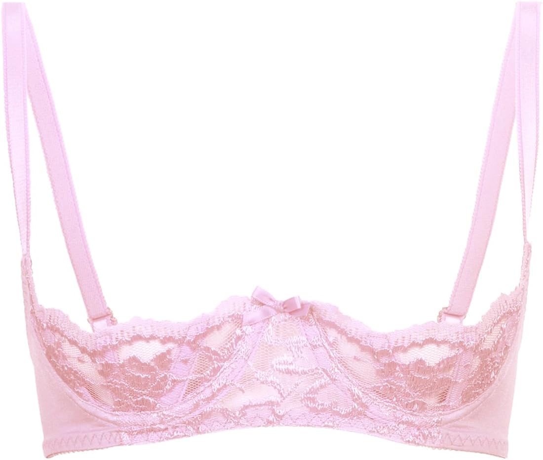 Amazon So Sexy Lingerie ( TM )アンダーワイヤー入りシェルフブラ36カップACピンク ブラジャー 通販