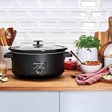 Russell Hobbs Slow Cooker 7L 320W Matte Black Stainless Steel 3 Settings view 2