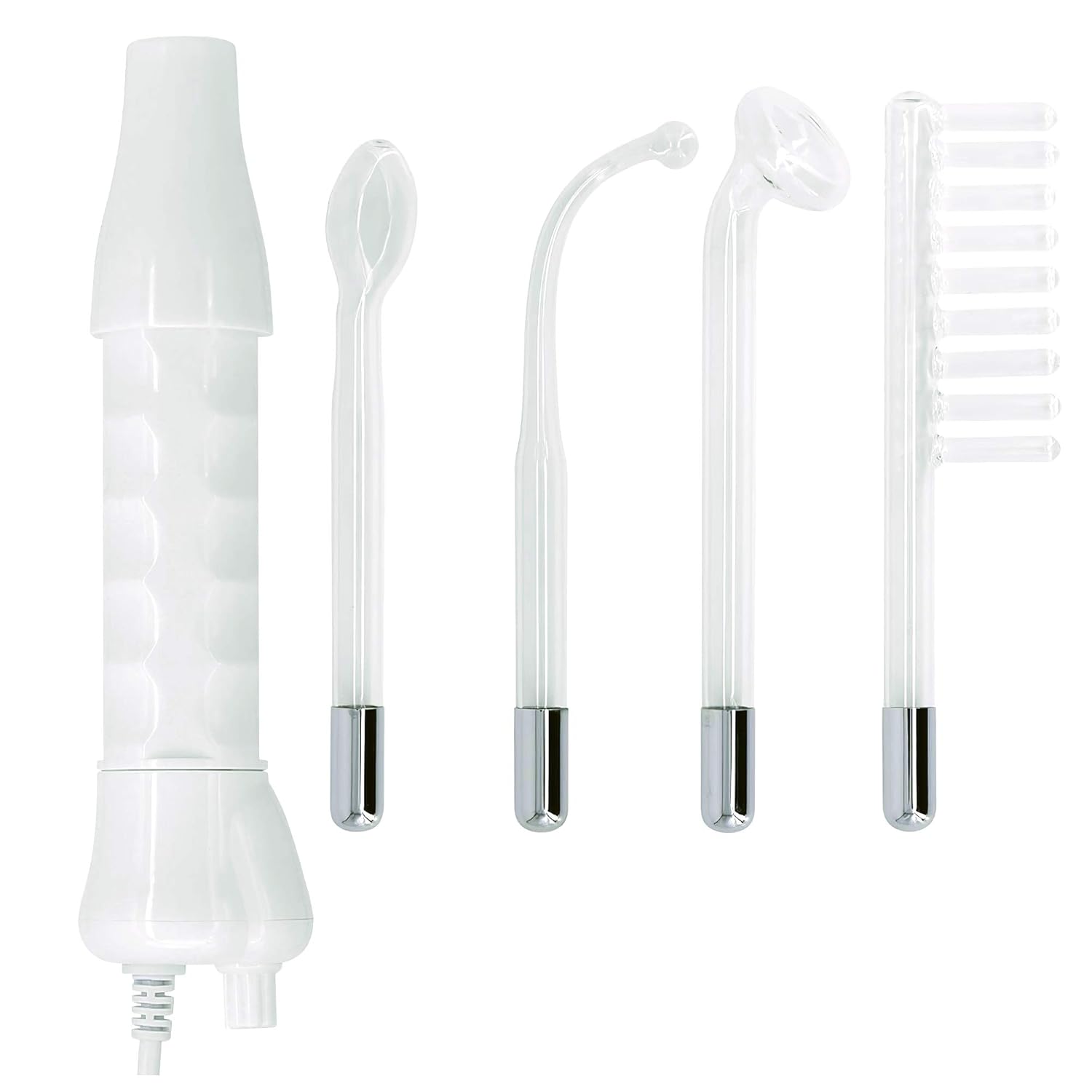 GreenLife High Frequency Facial Machine, Portable Handheld High Frequency Wand, Skin Tightening Acne Spot Wrinkles Remover Face Beauty Therapy Puffy Eyes Body Care skincare Machine Device HOME SPA: Beauty