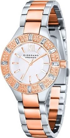 Giordano Analog White Dial Womens Watch - P259-44
