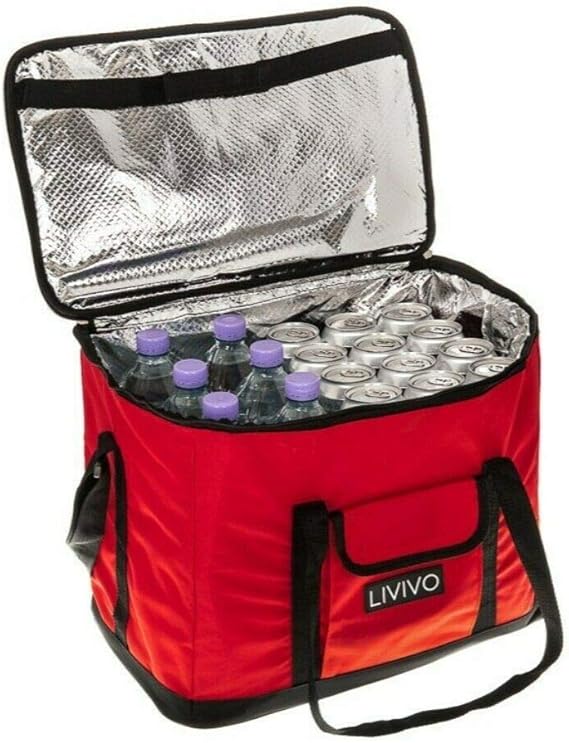 Fineway Extra Large 30 Litre 60 Can Insulated Cooler Cool Bag