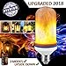 Led Flame Effect, True Fire Color Light Bulb, Flickering Candle Simulated Flickering Fire Atmosphere Decorative Lamps for Garden, Kitchen, Outdoors & Indoors