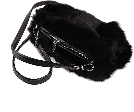 rabbit fur bag