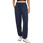Quenteen Womens Sweatpants Casual High Waist Lightweight Joggers Pants Baggy Lounge Sweat Pants Drawstring Workout Bottoms