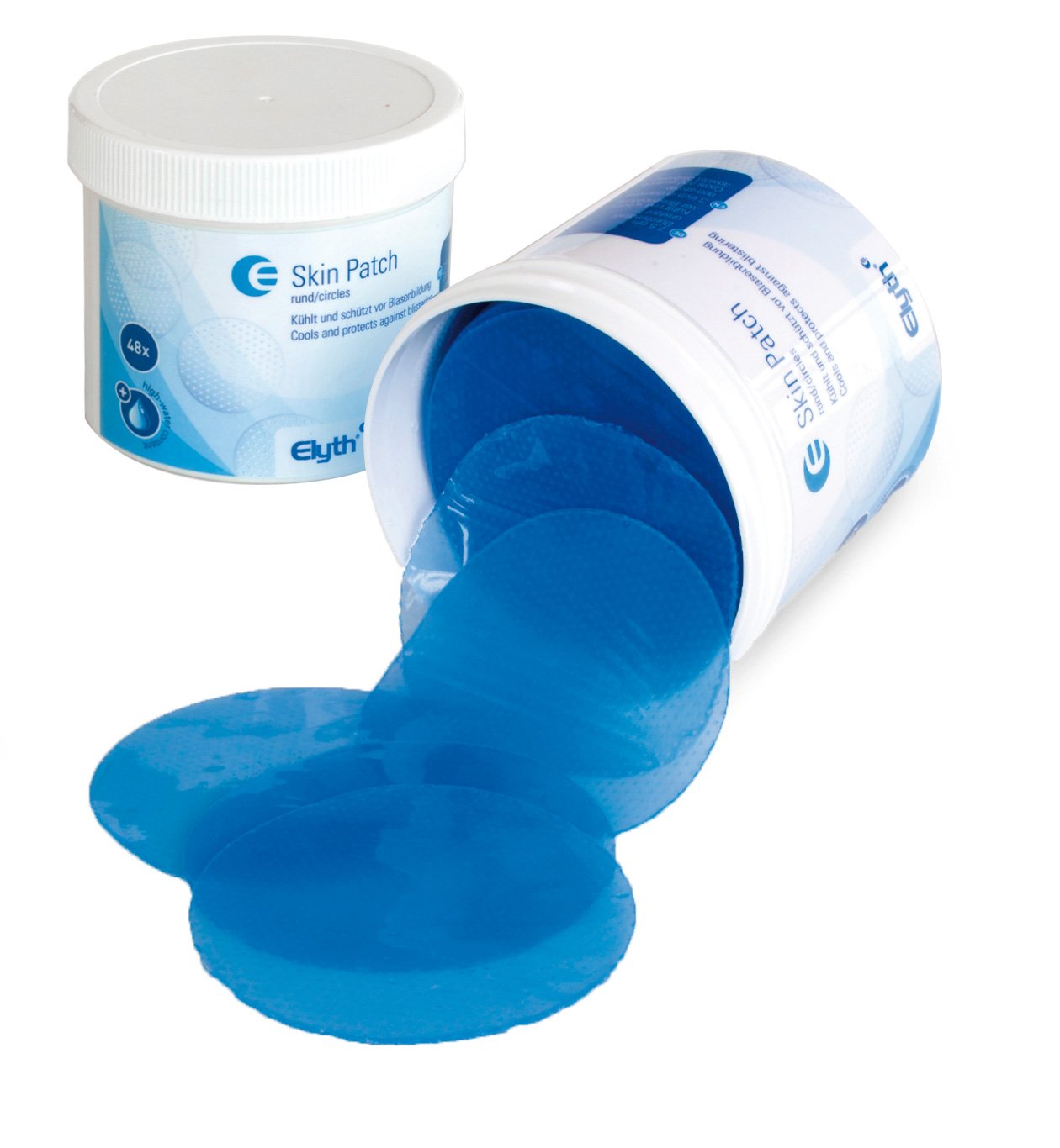 Skin Patch circles Ø 3 inch, 48 patches - with cooling hydro-gel