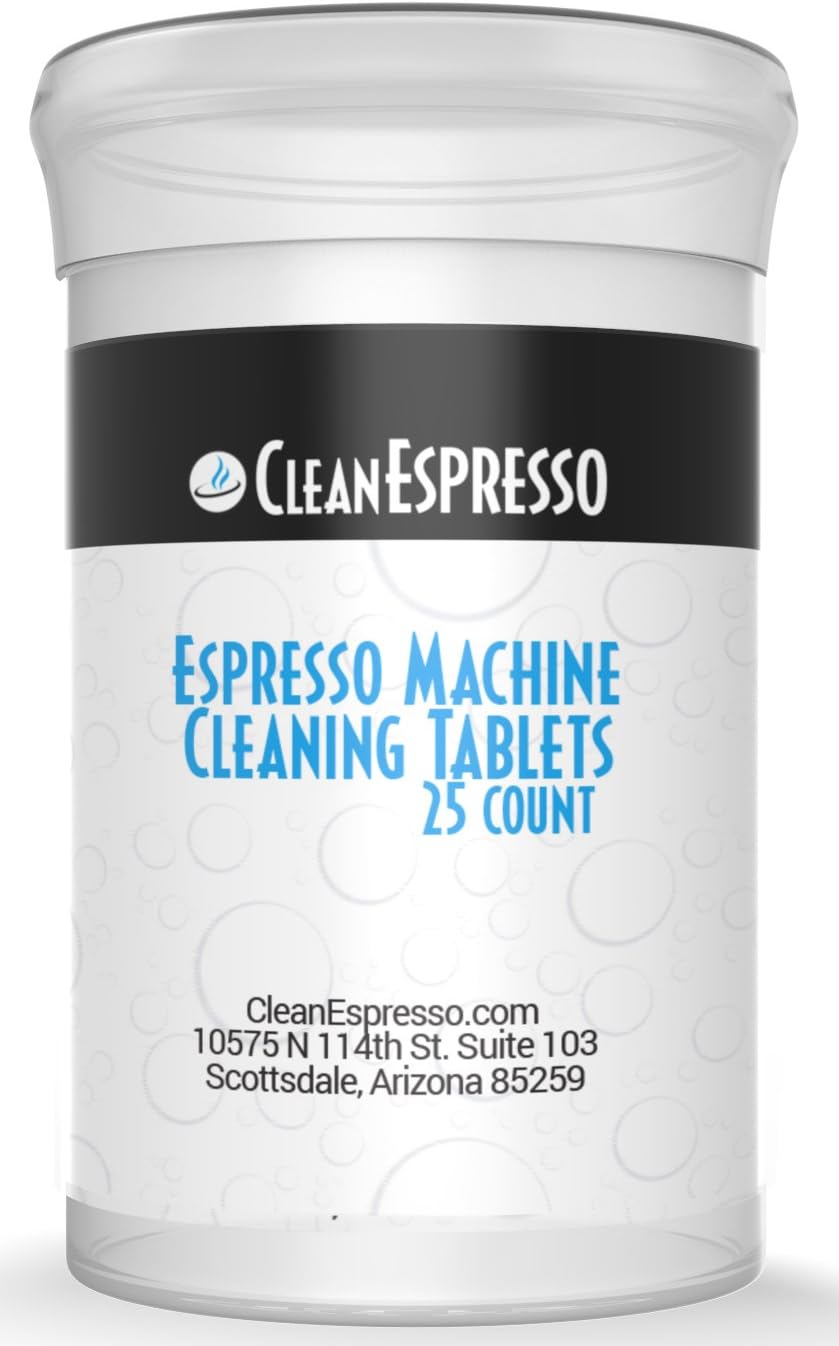 (25 Pack) Jura Espresso Machine Cleaning Tablets - CleanEspresso Model JU-25 - for Jura Espresso Machines
