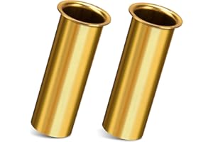 HASANBAR Brass Drain Tube for Boats, 3 Inch Long x 1 Inch ID Brass Boat Drain Plug Tube Transom Drain Tube for Transom, Motorwell, Splashwell, Livewell or Baitwell Installation, 2 Pack