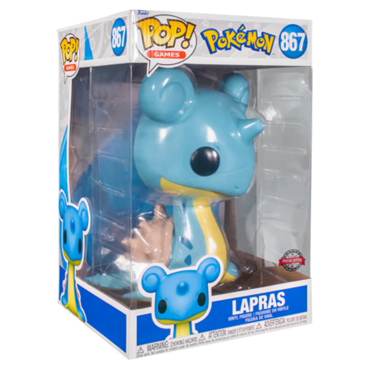 Funko Pop Pokemont: Lokhlass - Jumbo Lapras 10 inch - approx. 25 cm