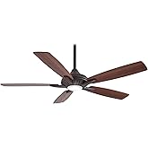 Minka-Aire F1000-ORB Dyno 52 Inch Indoor Ceiling Fan with Integrated LED 16W Dimmable Light in Oil Rubbed Bronze Finish