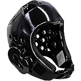 Youth &amp; Adults Taekwondo Karate Headgear MMA Martial Arts Helmet, Soft Head Gear for Martial Art Grappling Muay Thai Kickboxing Taekwondo