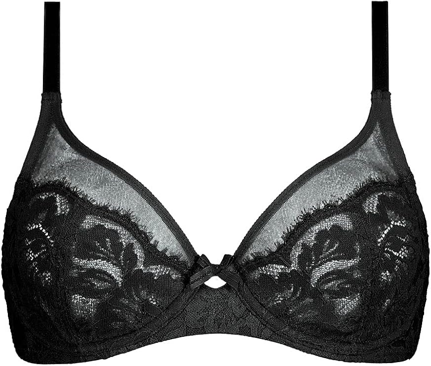 GORGLITTER Damen BH Ohne Bügel - Neckholder Bralette Mit Vorderverschluss & Spitze, Elegant & Bequem