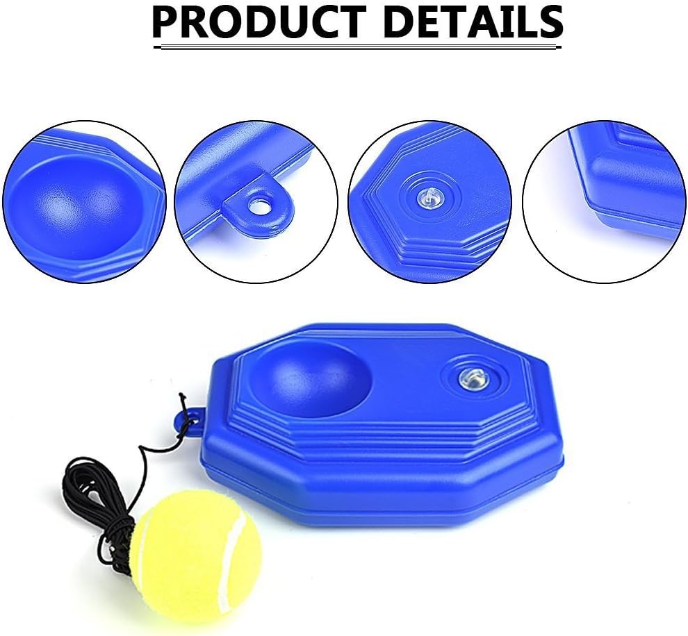 CIMERAC Tennis Trainer Tennis Equipment Tennis Ball Trainer Practice Training Tool Sport Exercise (Tennis Trainer 1.0) : Sports & Outdoors
