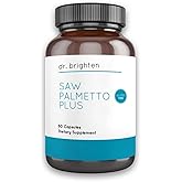 Dr. Brighten Saw Palmetto Plus - Natural Dietary Supplement for Women - PCOS Support to Prevent Hair Loss Acne Oily Skin