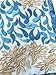 pqdaysun Rhinestones Beading African Net Lace Fabric 5 Yards F50624 (Blue)